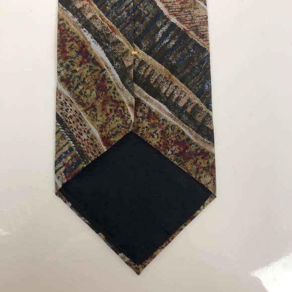Oscar De La Renta Couture Collection 100% Silk Tie - Picture 5 of 7